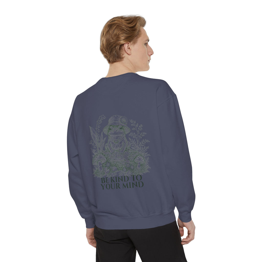 Be Kind To Your Mind Shirt, Cute Frog Tee, Mental Health Awareness Gift, Kawaii Frog Sweatshirt