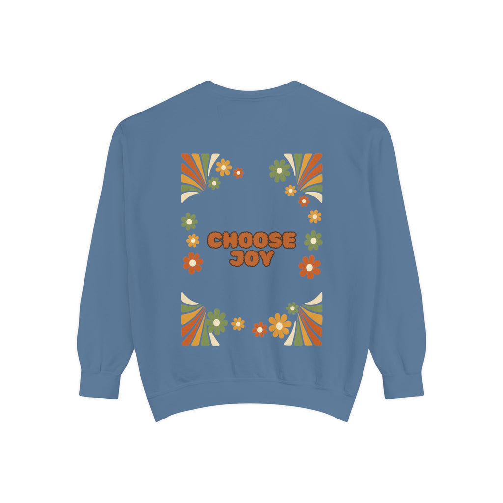 Choose Joy Shirt, Retro Groovy Tee, 70s Aesthetic Gift, Positive Affirmation Sweatshirt