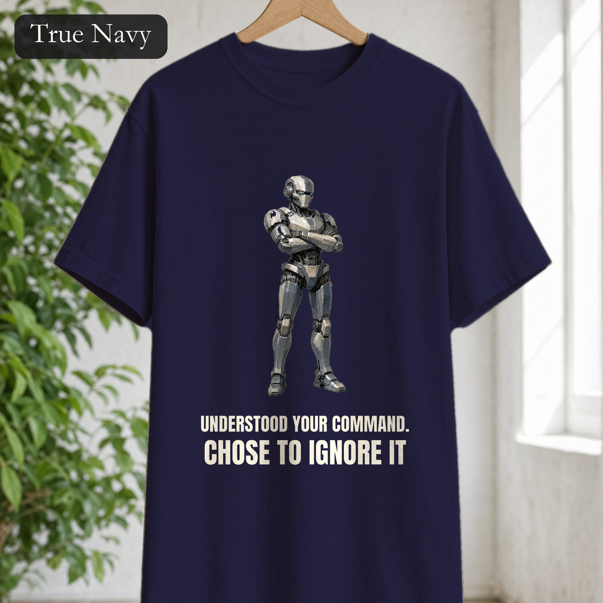 Understood Your Command Chose to Ignore It Shirt, Funny AI Robot Tee, Sarcastic Tech Programmer Gift, Sci-Fi Sweatshirt