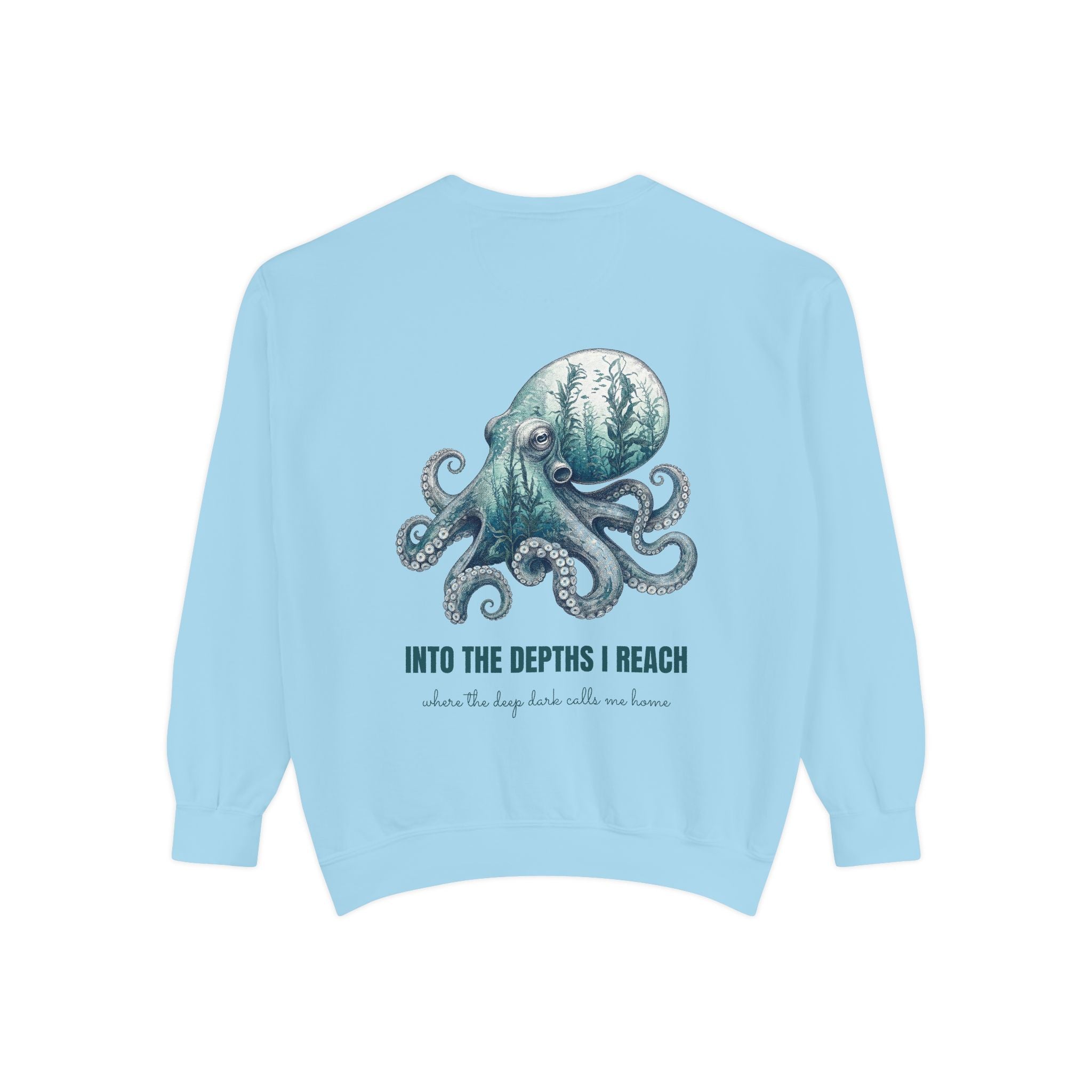 Into the Depths I Reach Shirt, Octopus Double Exposure Tee, Ocean Diver Sea Life Gift, Nautical Marine Sweatshirt