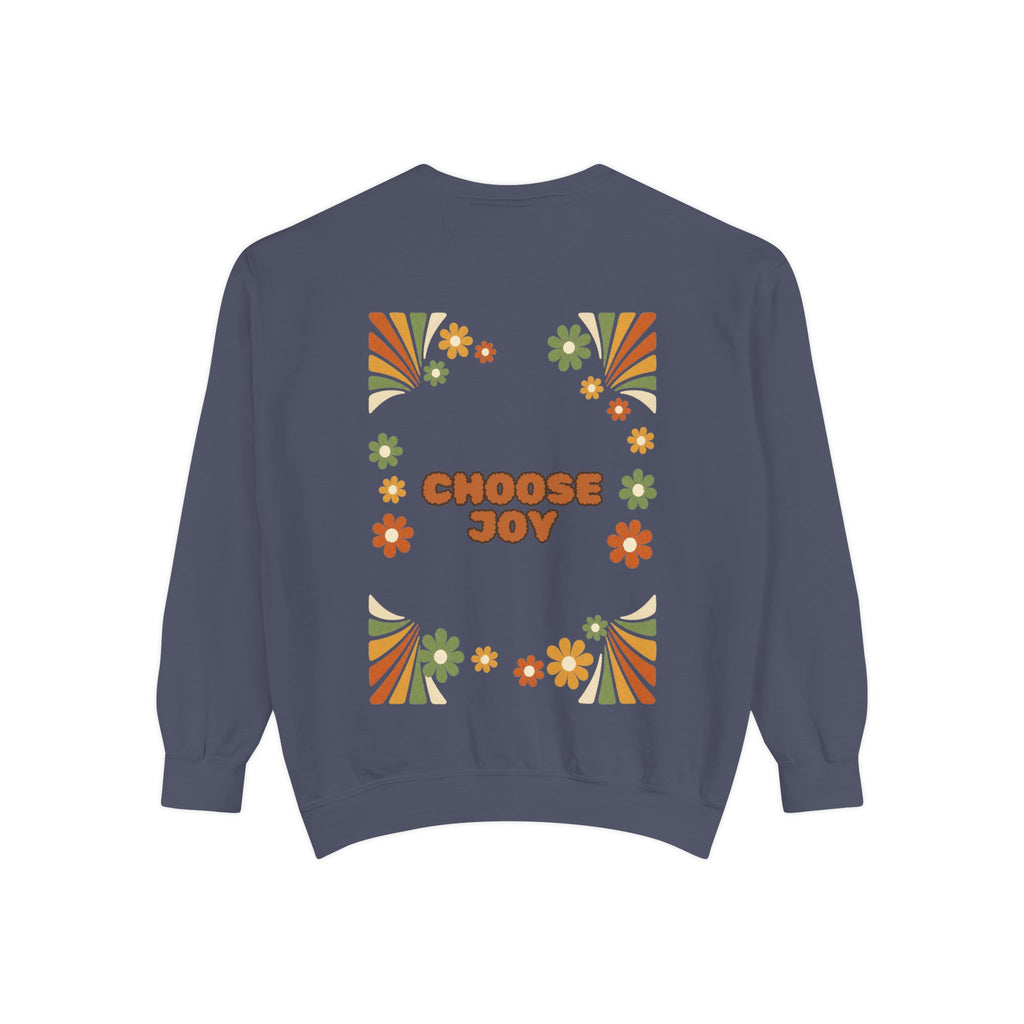 Choose Joy Shirt, Retro Groovy Tee, 70s Aesthetic Gift, Positive Affirmation Sweatshirt