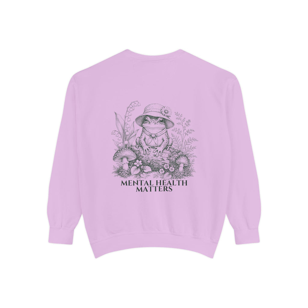 Mental Health Matters Shirt, Cute Frog Tee, Mental Health Awareness Gift, Kawaii Frog Sweatshirt