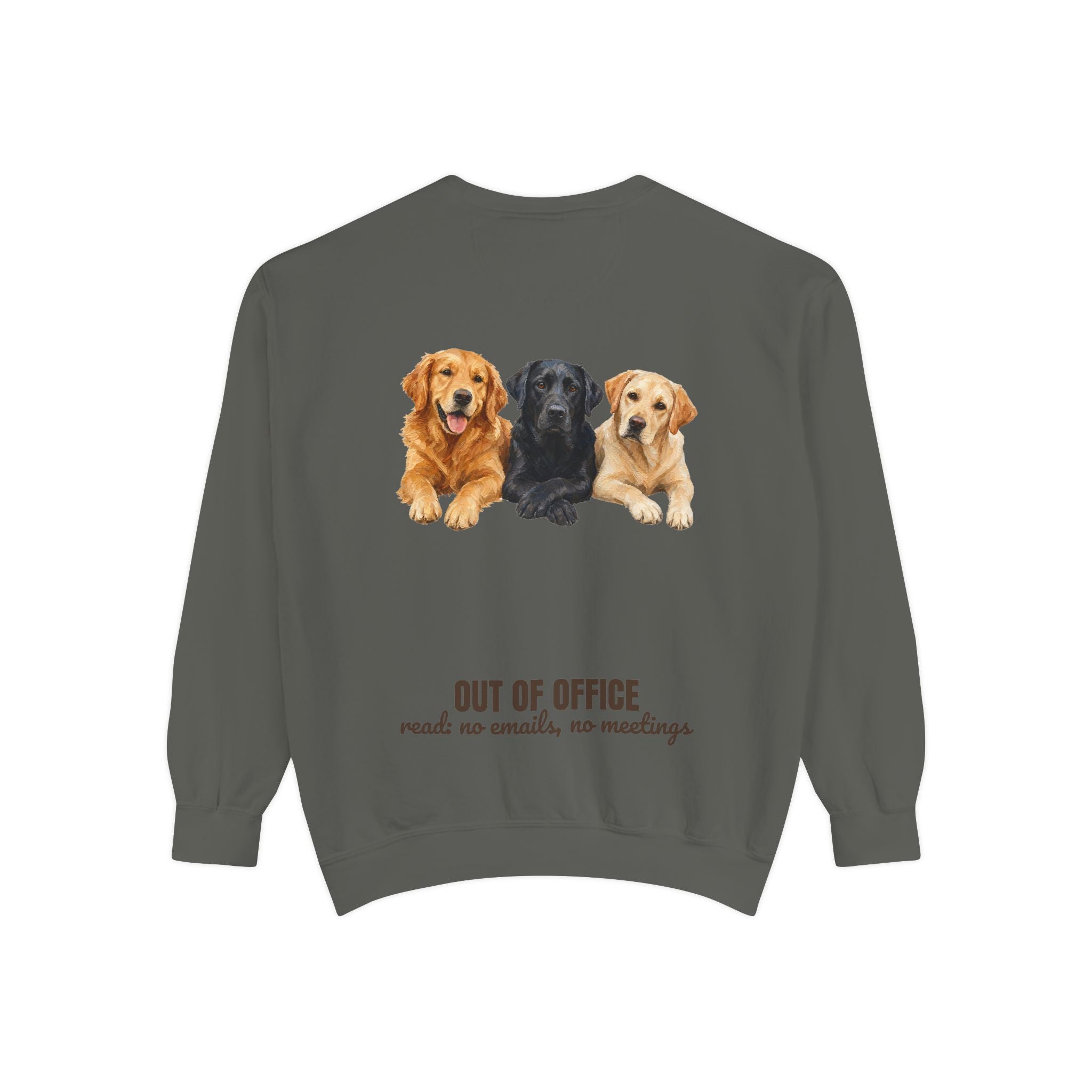 Out of Office Dogs Shirt, No Emails No Meetings Tee, Funny Work Dog Lover Gift, Lazy Weekend Sweatshirt