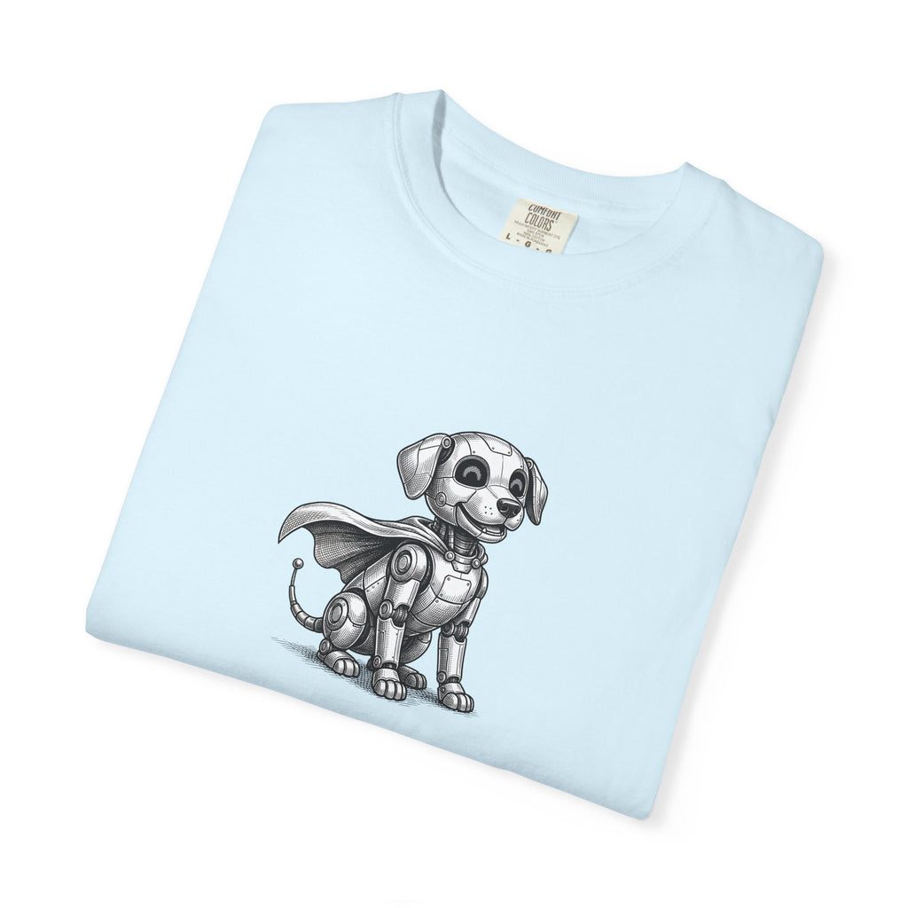Robot Dog T-Shirt — Waiting for My Human to Reboot, Funny AI Tee
