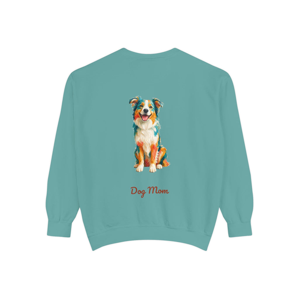 Dog Mom Shirt, Vibrant Painterly Dog Tee, Bold Dog Lover Gift, Colorful Dog Owner Sweatshirt