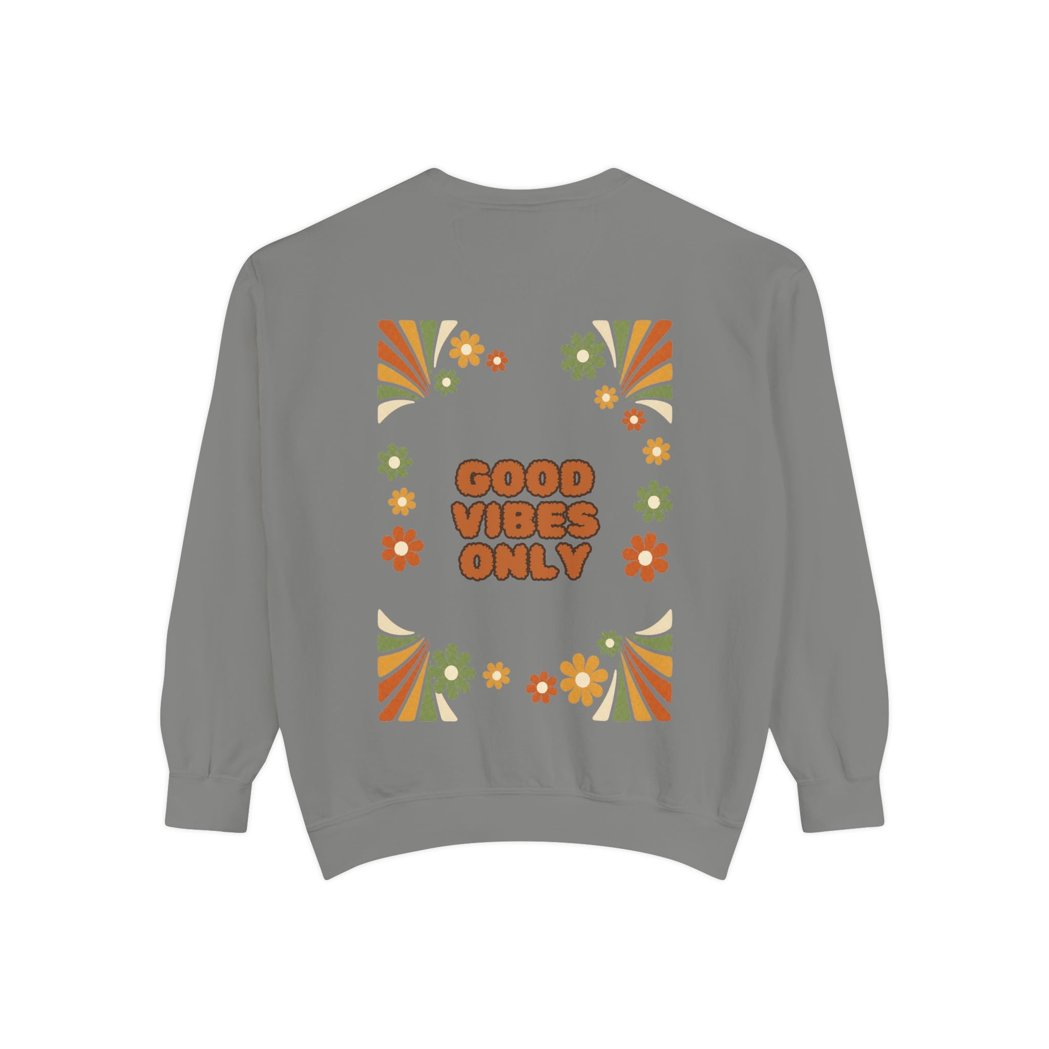 Good Vibes Only Shirt, Retro Groovy Tee, 70s Aesthetic Gift, Positive Affirmation Sweatshirt