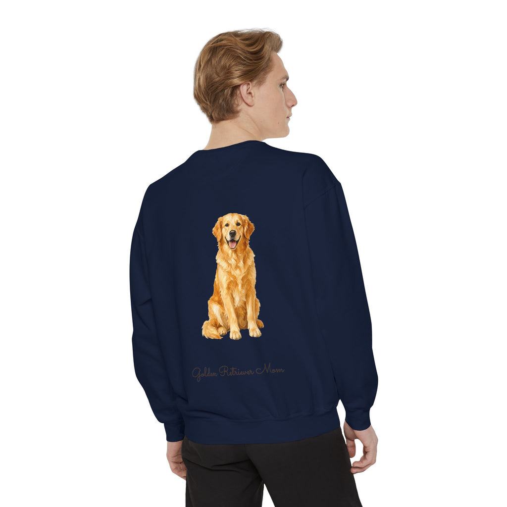 Golden Retriever Mom Shirt, Painterly Golden Dog Mom Tee, Cute Golden Lover Gift, Dog Owner Sweatshirt for Her