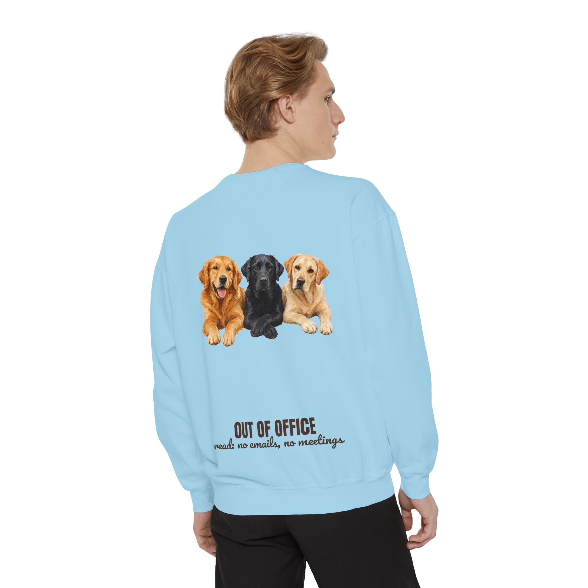 Out of Office Dogs Shirt, No Emails No Meetings Tee, Funny Work Dog Lover Gift, Lazy Weekend Sweatshirt