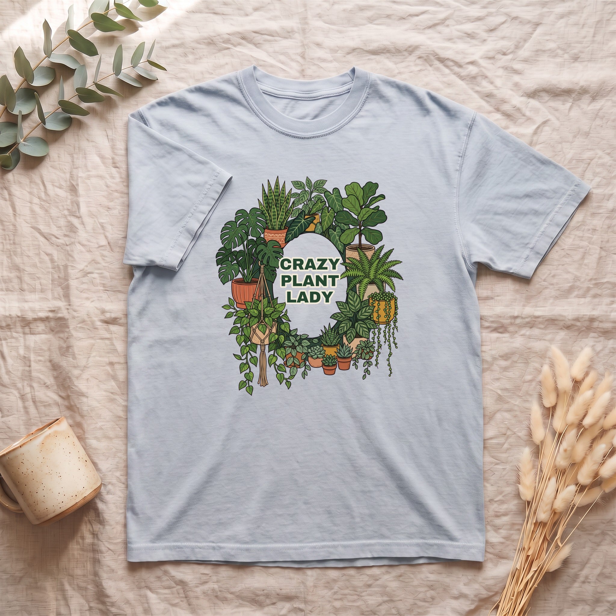 Crazy Plant Lady Shirt, Plant Mom Tee, Houseplant Lover Gift, Gardening Plant Sweatshirt
