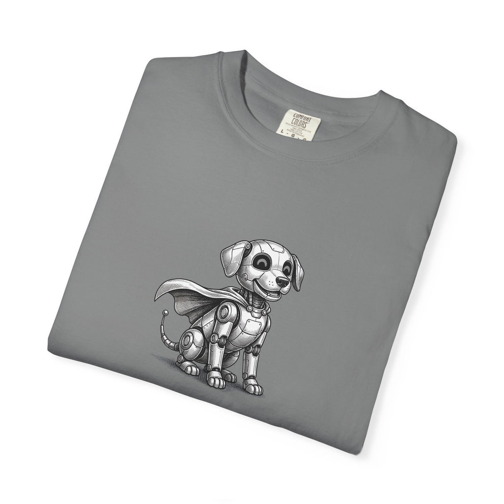 Robot Dog T-Shirt — Waiting for My Human to Reboot, Funny AI Tee