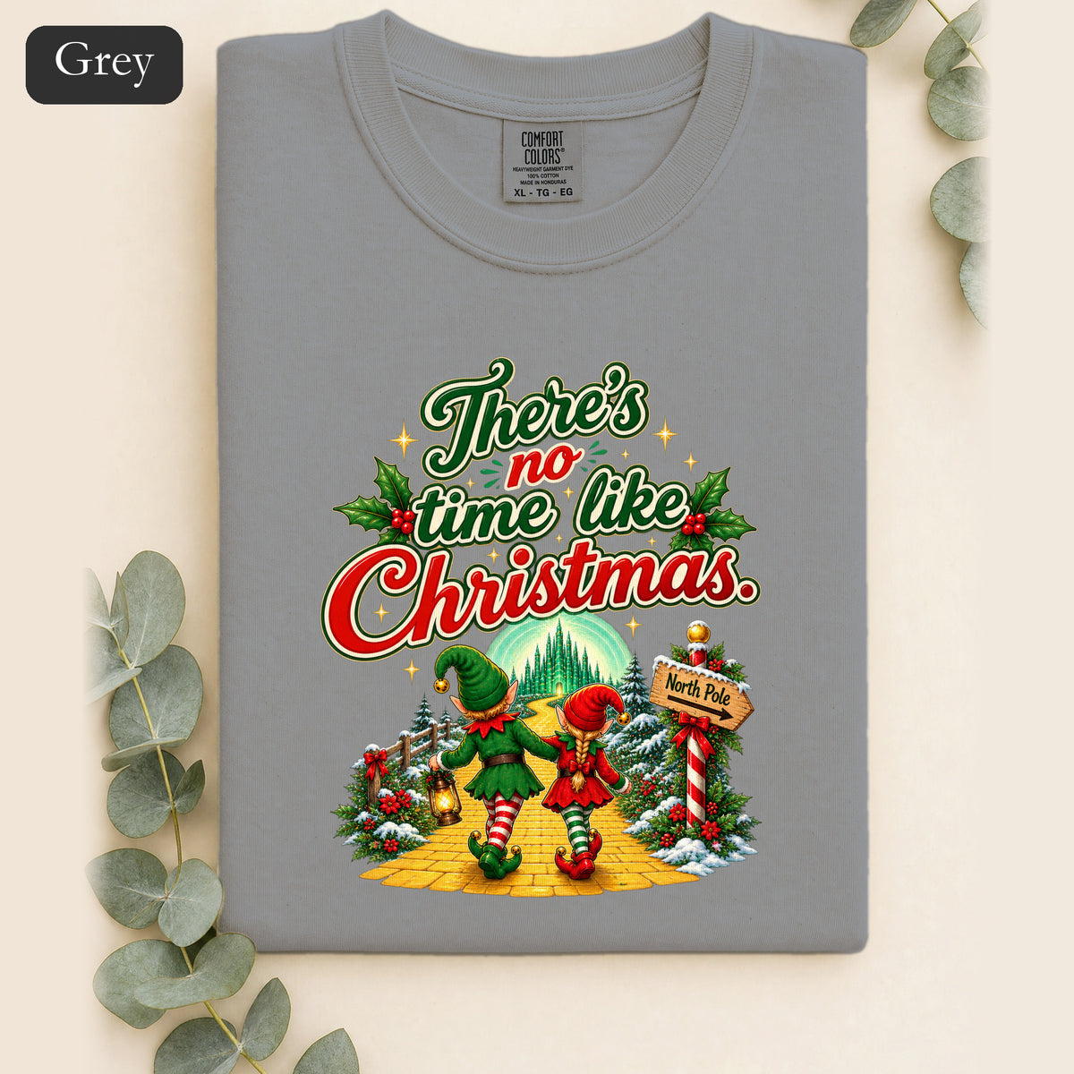 There is No Time Like Christmas Shirt | Elf Holiday Design