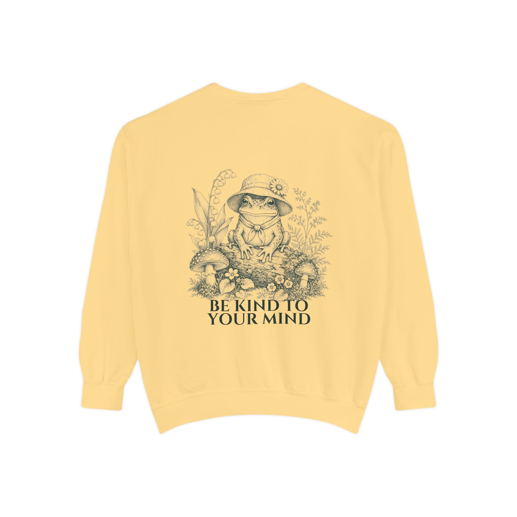 Be Kind To Your Mind Shirt, Cute Frog Tee, Mental Health Awareness Gift, Kawaii Frog Sweatshirt