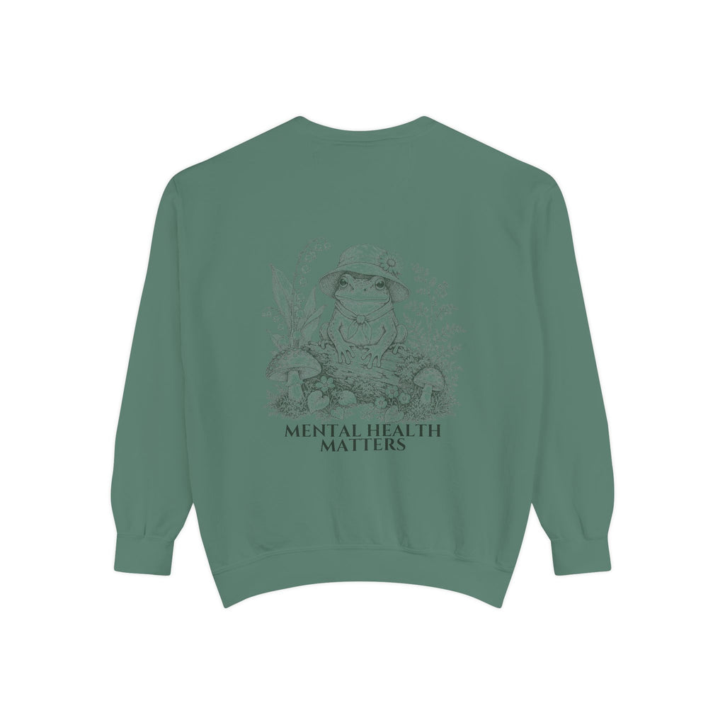 Mental Health Matters Shirt, Cute Frog Tee, Mental Health Awareness Gift, Kawaii Frog Sweatshirt
