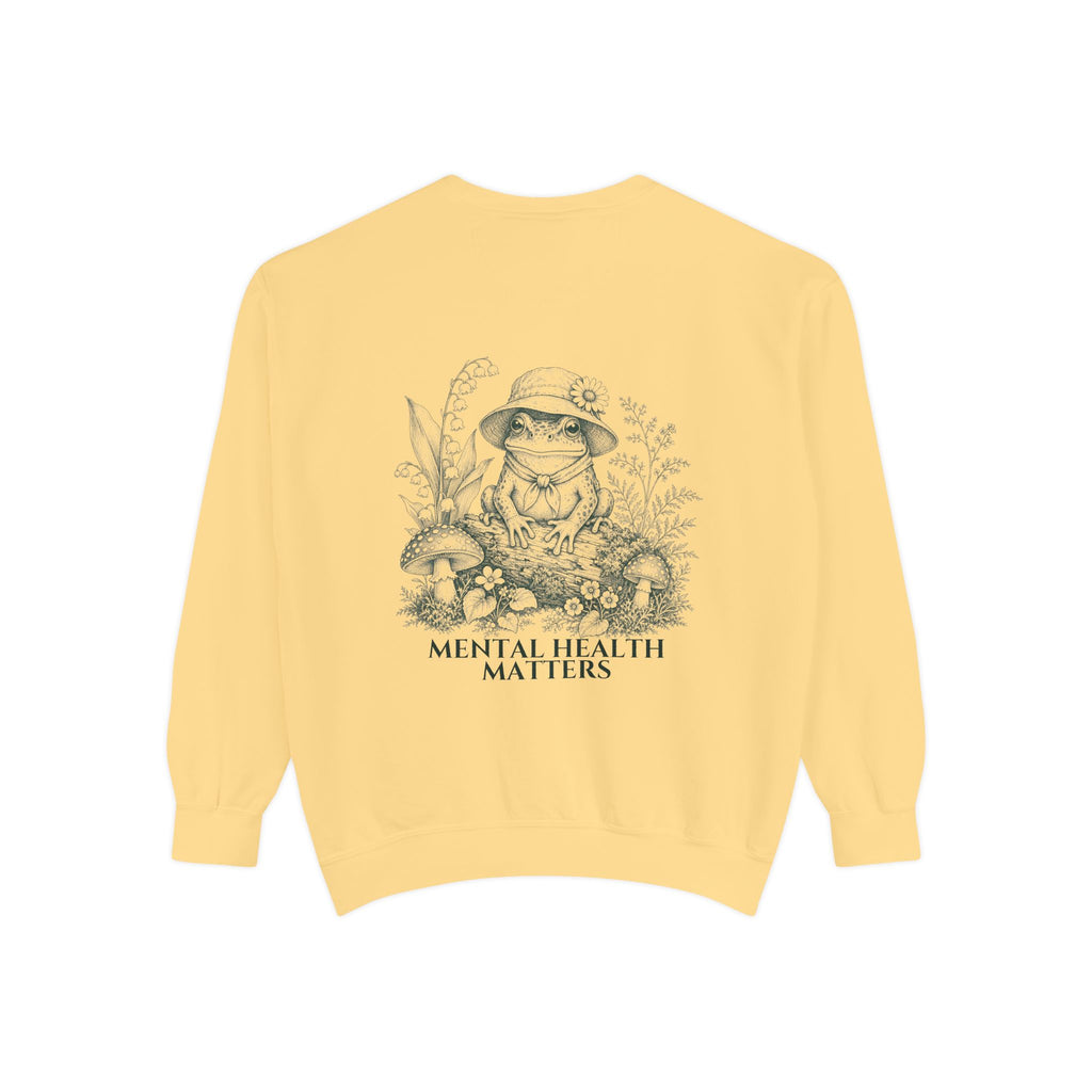Mental Health Matters Shirt, Cute Frog Tee, Mental Health Awareness Gift, Kawaii Frog Sweatshirt
