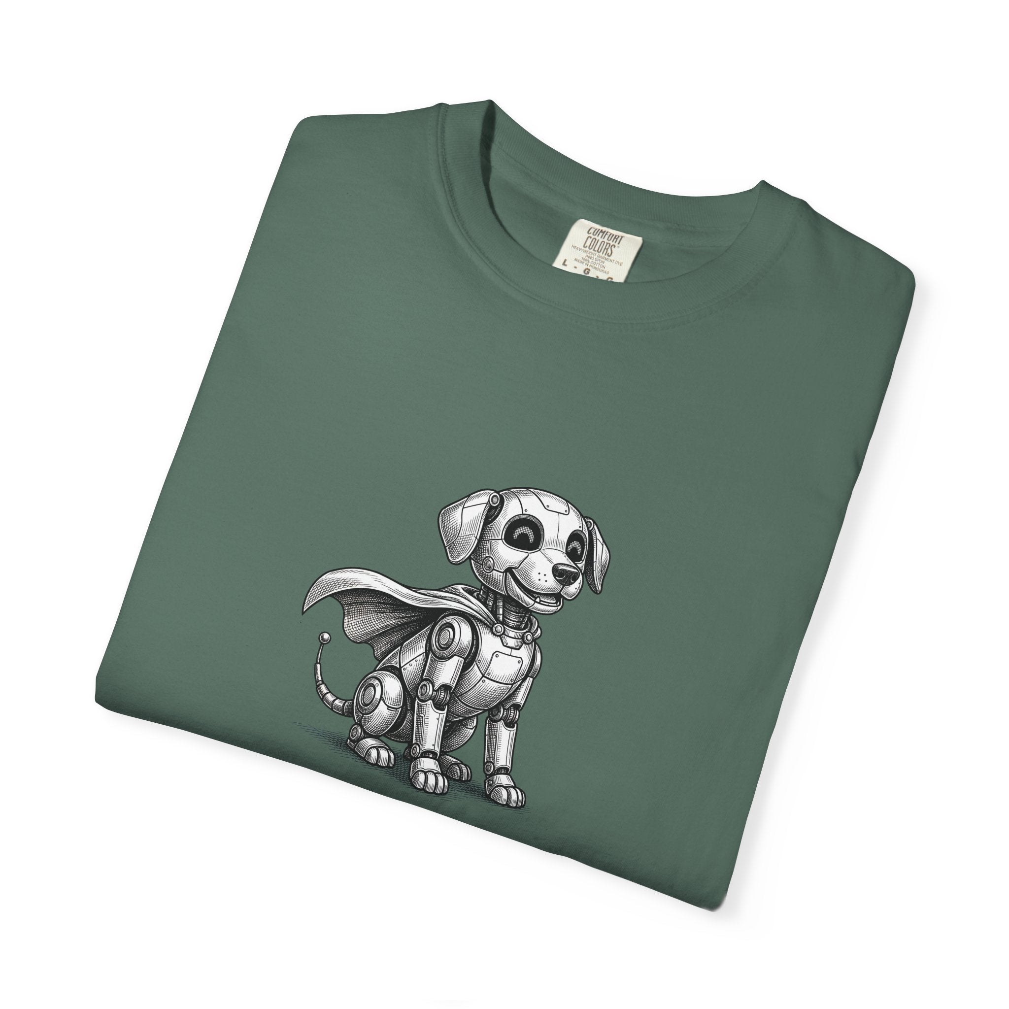 Robot Dog T-Shirt — Waiting for My Human to Reboot, Funny AI Tee