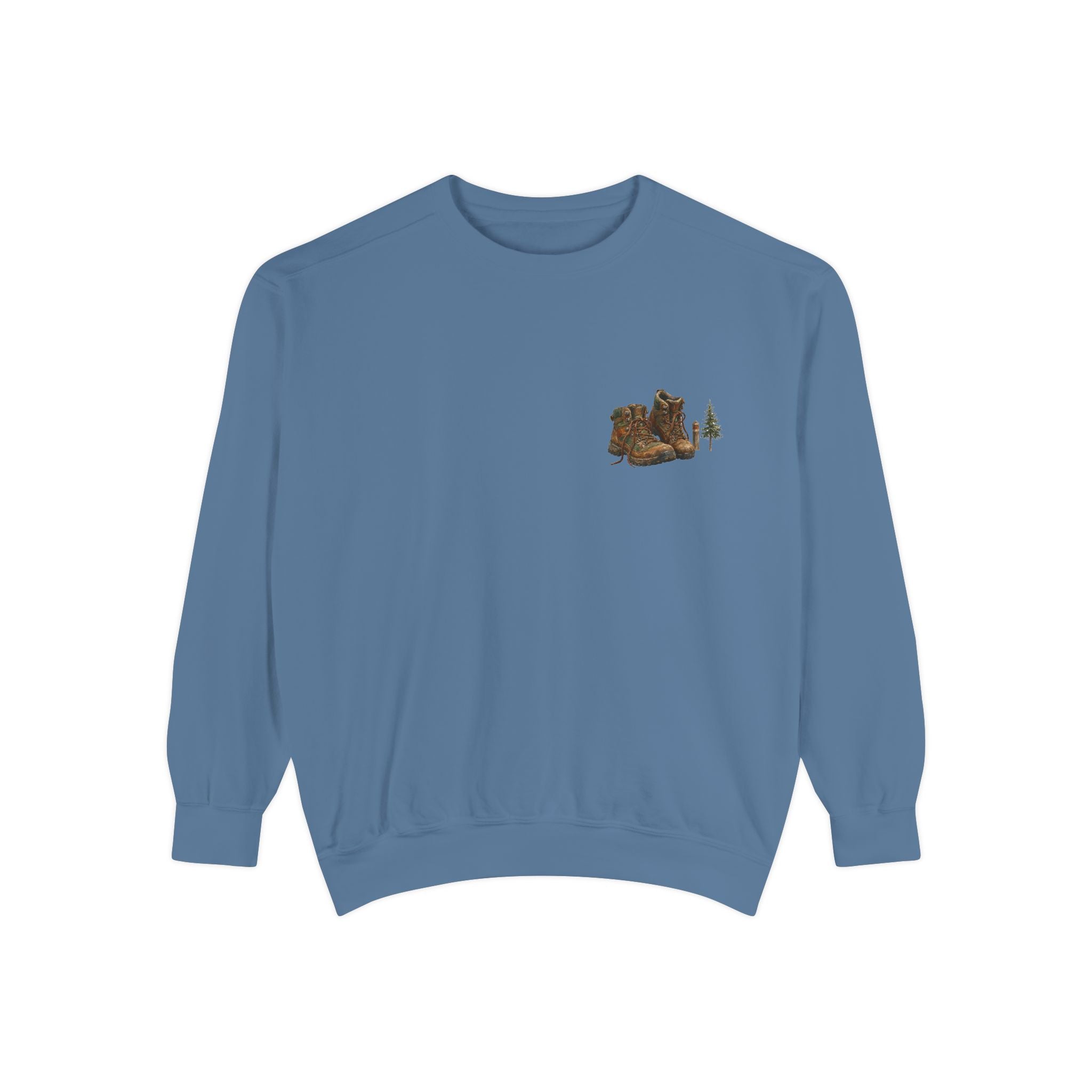 Take the Scenic Route Shirt, Hiking Trail Tee, Outdoor Adventure Nature Gift, Painterly Mountain Sweatshirt