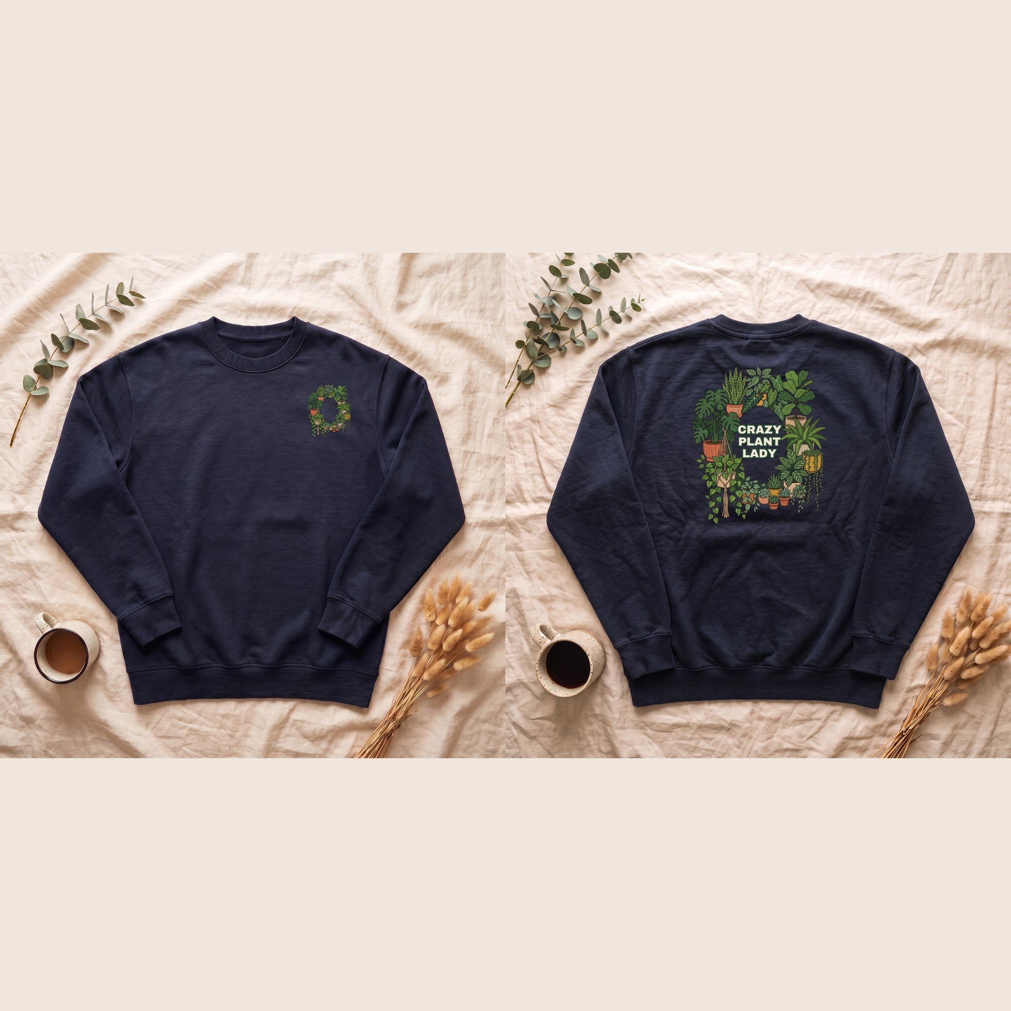 Crazy Plant Lady Shirt, Plant Mom Tee, Houseplant Lover Gift, Gardening Plant Sweatshirt