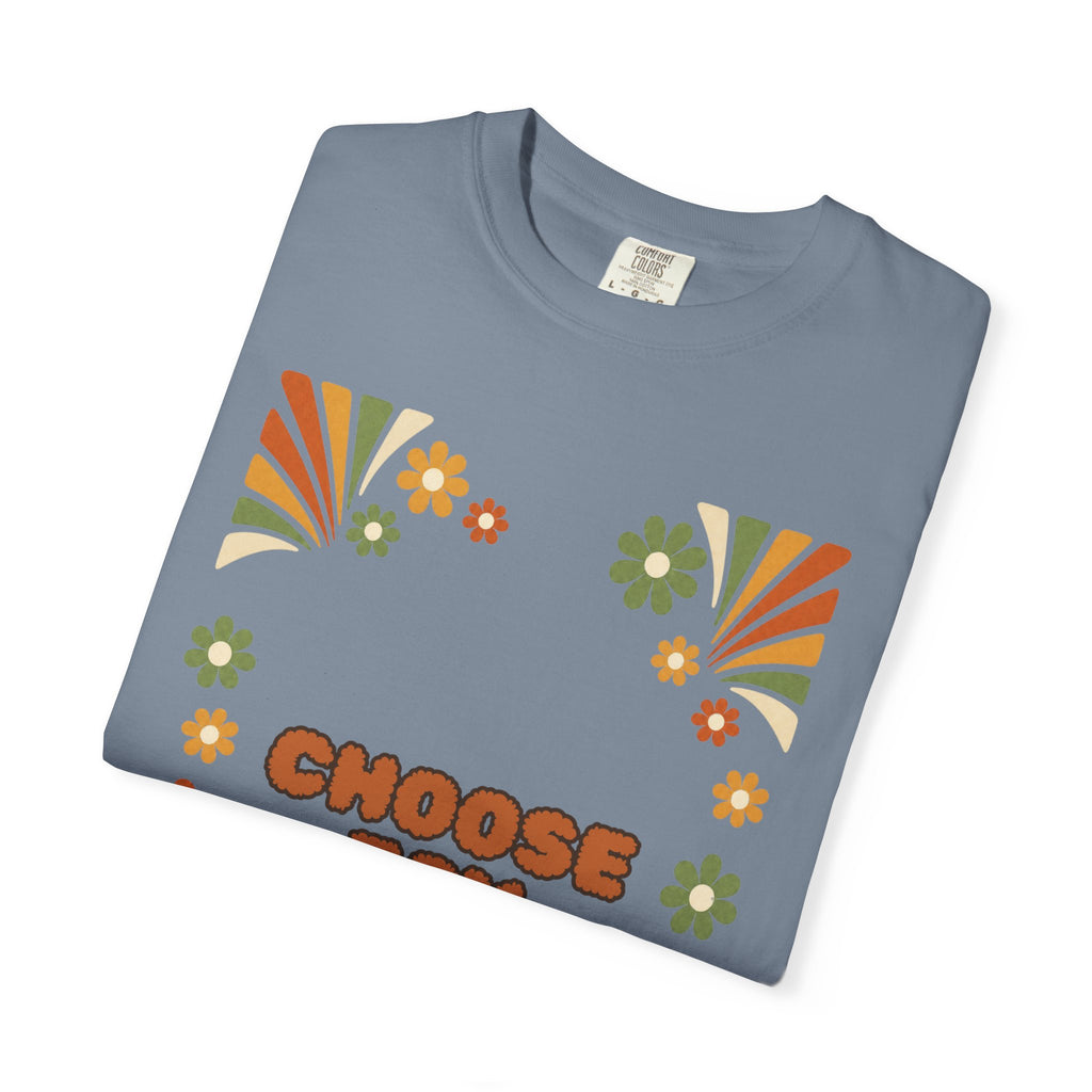 Choose Joy Shirt, Retro Groovy Tee, 70s Aesthetic Gift, Positive Affirmation Sweatshirt