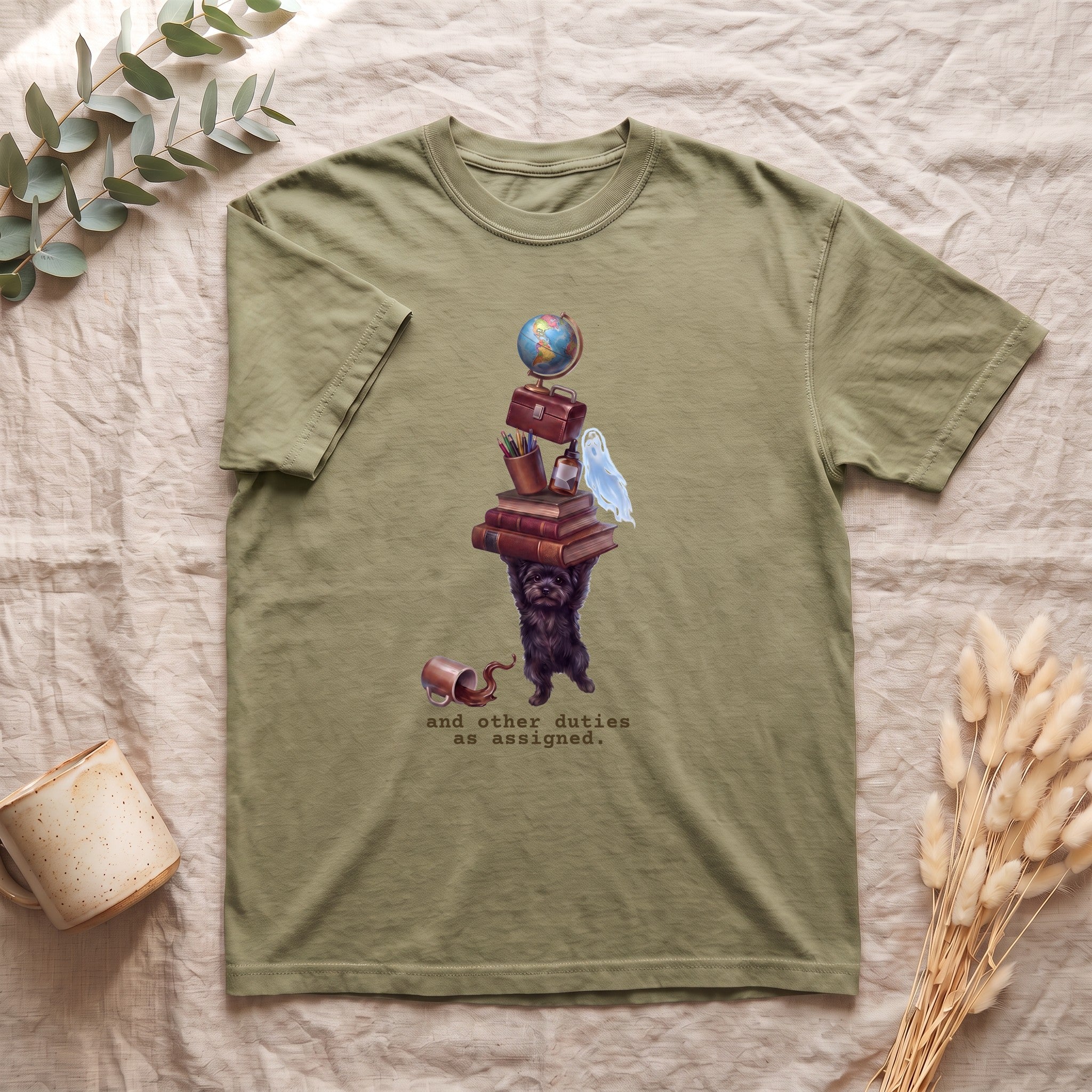 And Other Duties As Assigned Shirt, Funny Paraprofessional Tee, School Staff Dog Tee, Teacher and Teacher Aide Gift