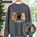 Out of Office Dogs Shirt, No Emails No Meetings Tee, Funny Work Dog Lover Gift, Lazy Weekend Sweatshirt