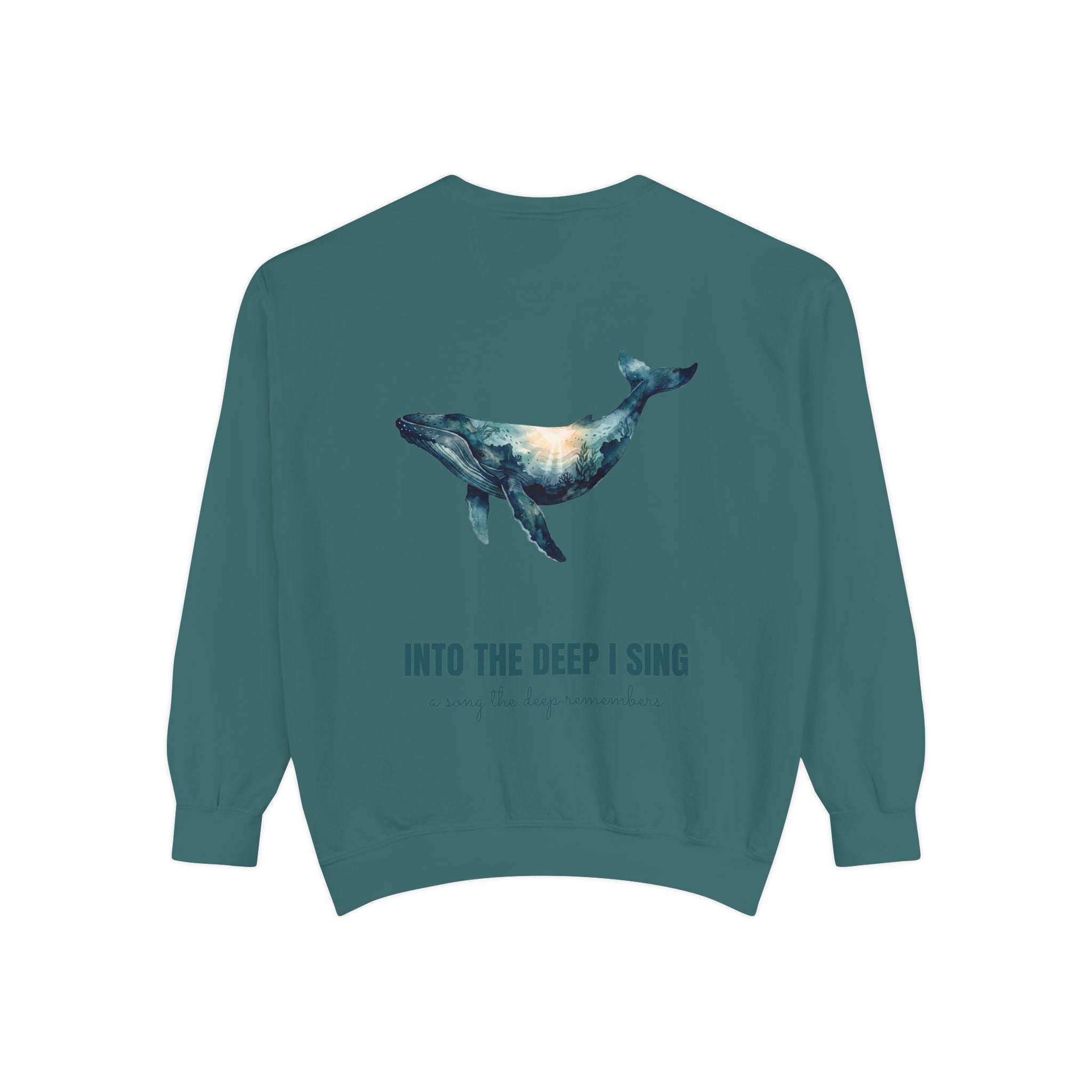 Into the Deep I Sing Shirt, Humpback Whale Double Exposure Tee, Ocean Lover Marine Life Gift, Nautical Sweatshirt