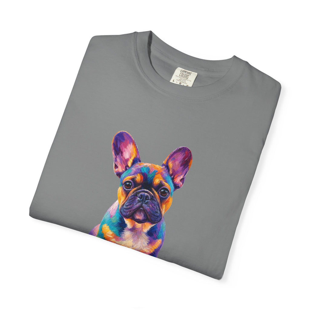 French Bulldog Shirt, My Emotional Support Human Is Offline Tee, Funny Frenchie Dog Mom Gift, Painterly Dog Lover Sweatshirt