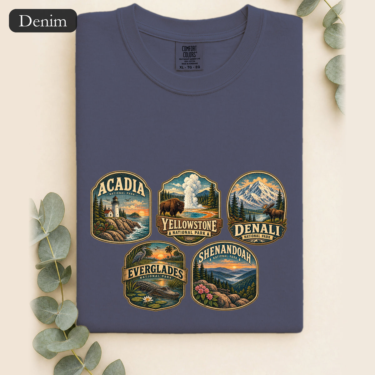 Southwest National Parks Shirt, Desert Badge Tee, Arizona Utah Hiking Gift, Retro Adventure Cactus Sweatshirt