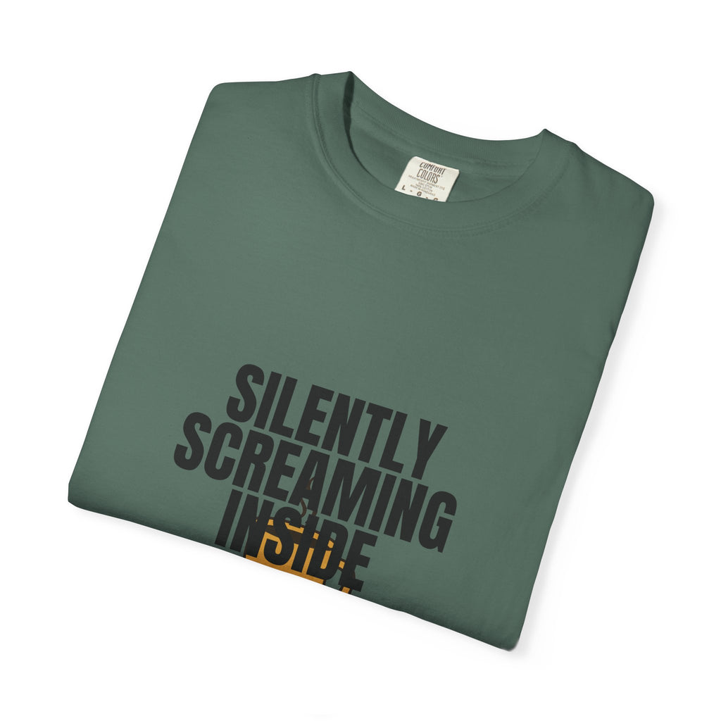 Silently Screaming Inside Shirt, Funny Sarcastic Tee, Coffee Lover Gift, Introvert Humor Sweatshirt