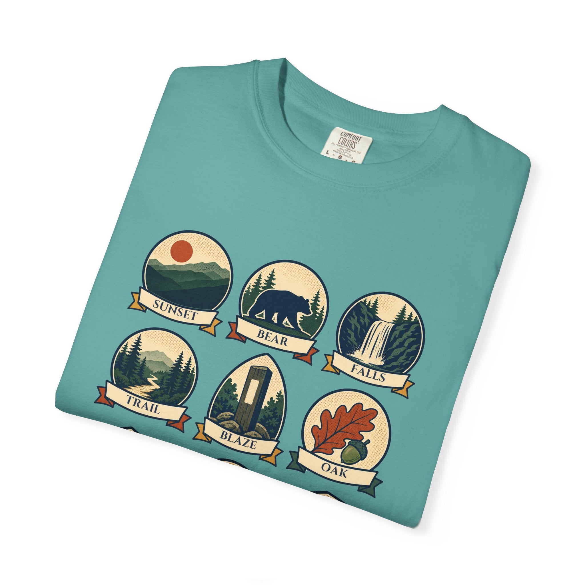 Appalachian Trail Shirt, Hiking Badge Tee, AT Thru Hiker Gift, Retro Adventure Nature Sweatshirt