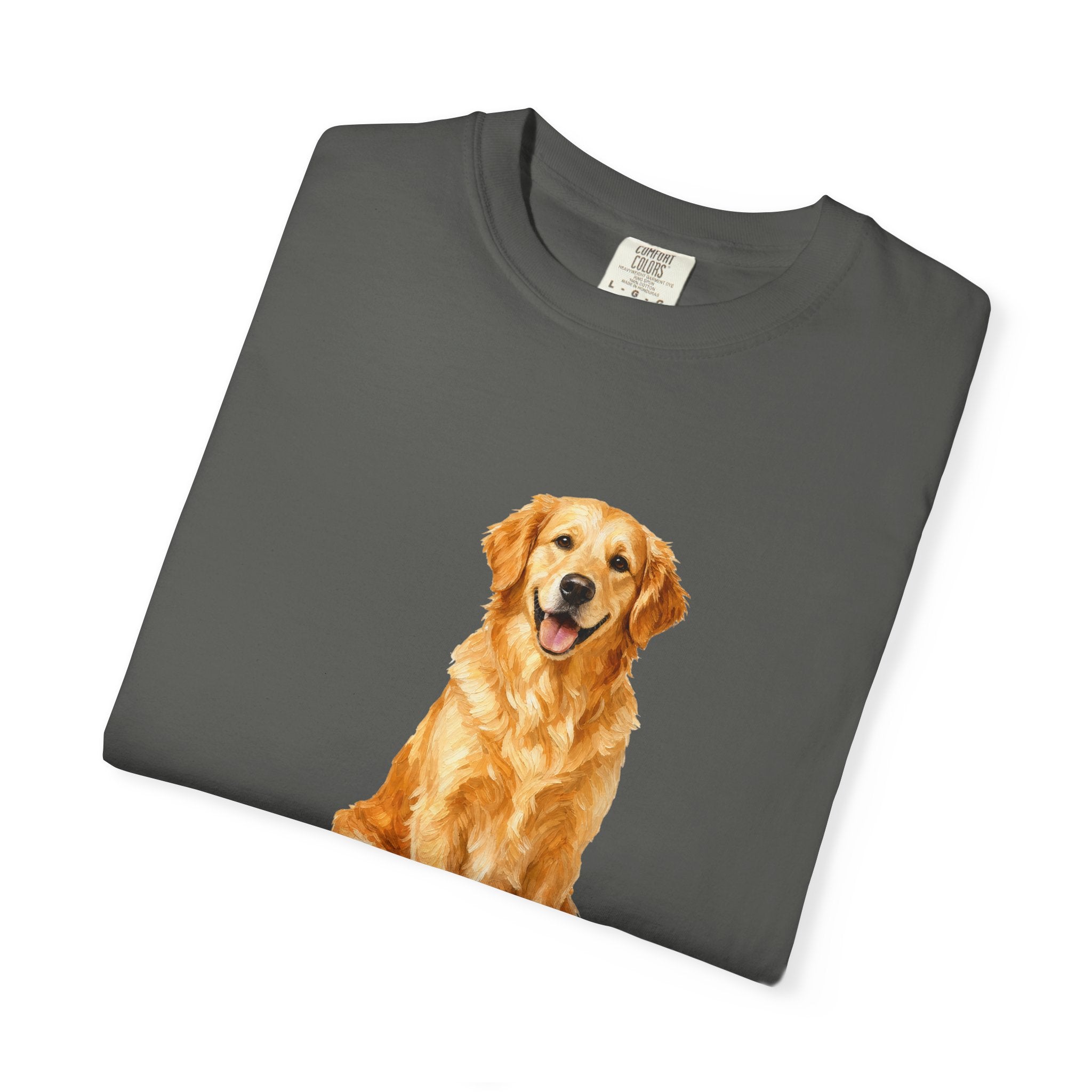 Golden Retriever Mom Shirt, Painterly Golden Dog Mom Tee, Cute Golden Lover Gift, Dog Owner Sweatshirt for Her