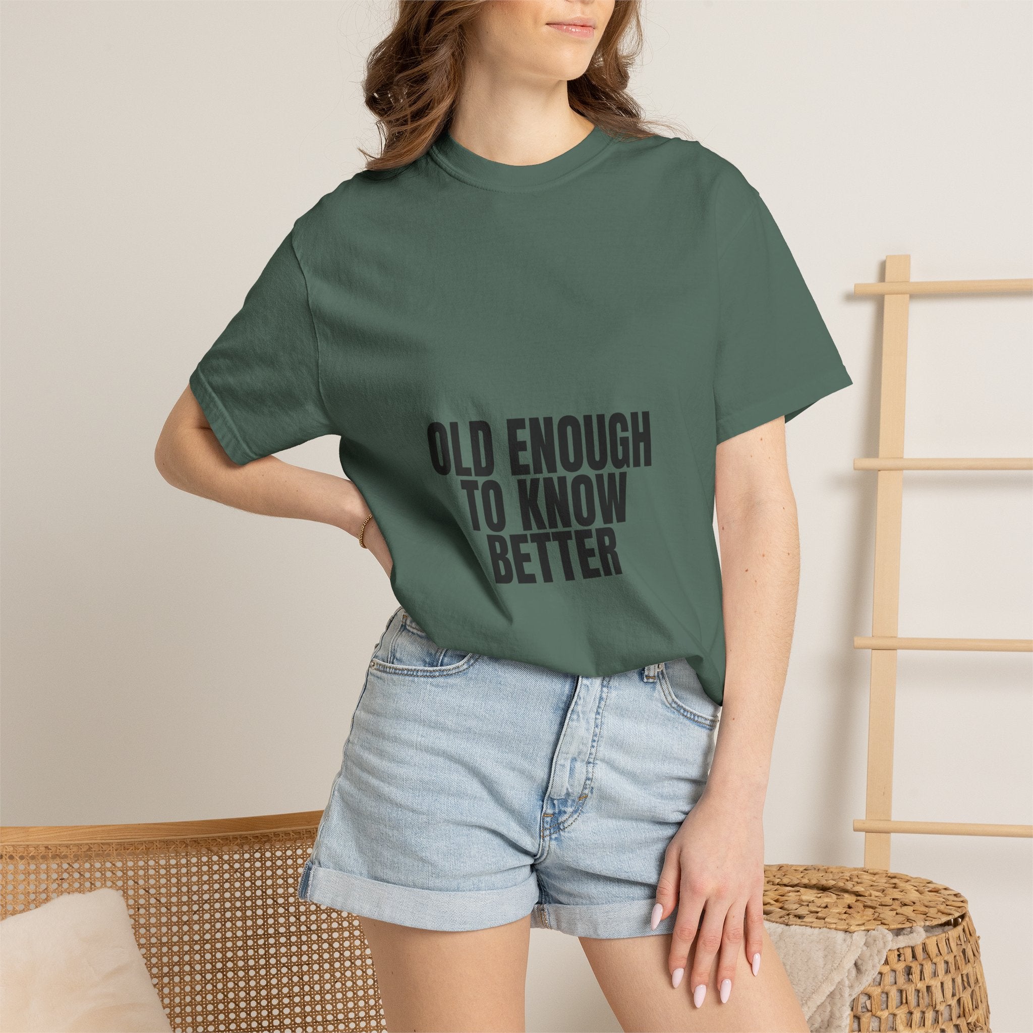 Old Enough To Know Better Shirt, Funny Sarcastic Tee, Gag Gift, Humor Sweatshirt