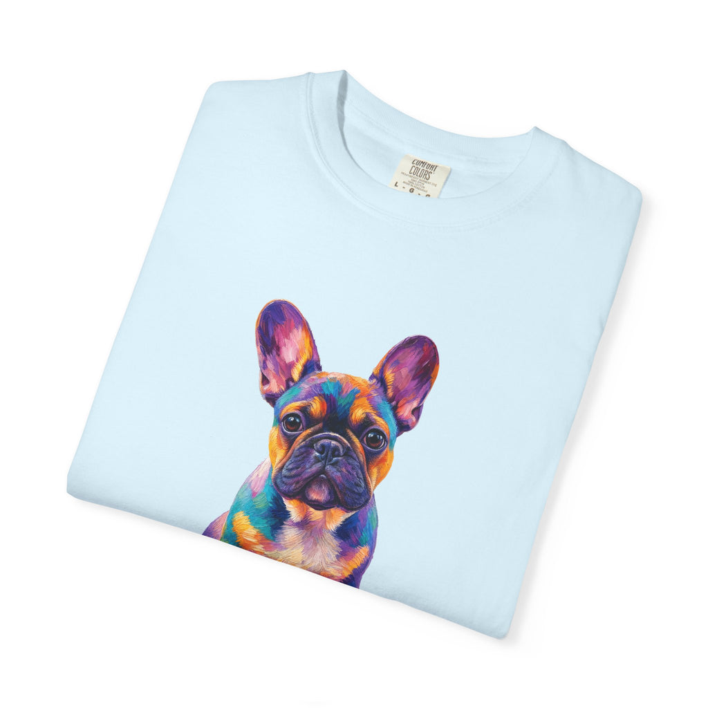 French Bulldog Shirt, My Emotional Support Human Is Offline Tee, Funny Frenchie Dog Mom Gift, Painterly Dog Lover Sweatshirt