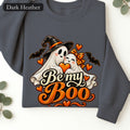 Be My Boo ghost couple Sweatshirt | Halloween spooky hearts