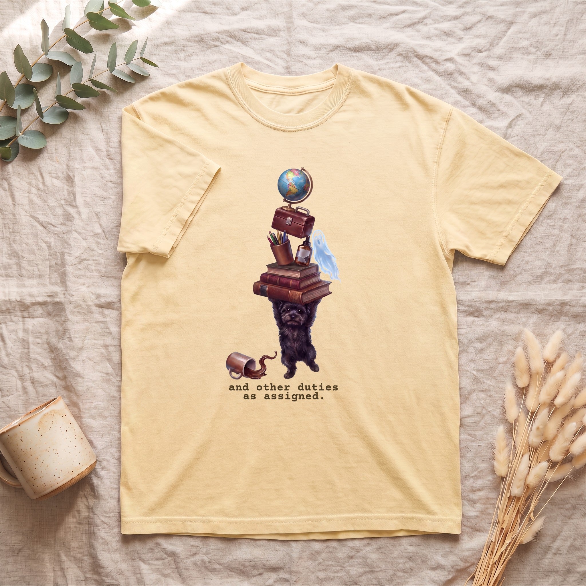 And Other Duties As Assigned Shirt, Funny Paraprofessional Tee, School Staff Dog Tee, Teacher and Teacher Aide Gift