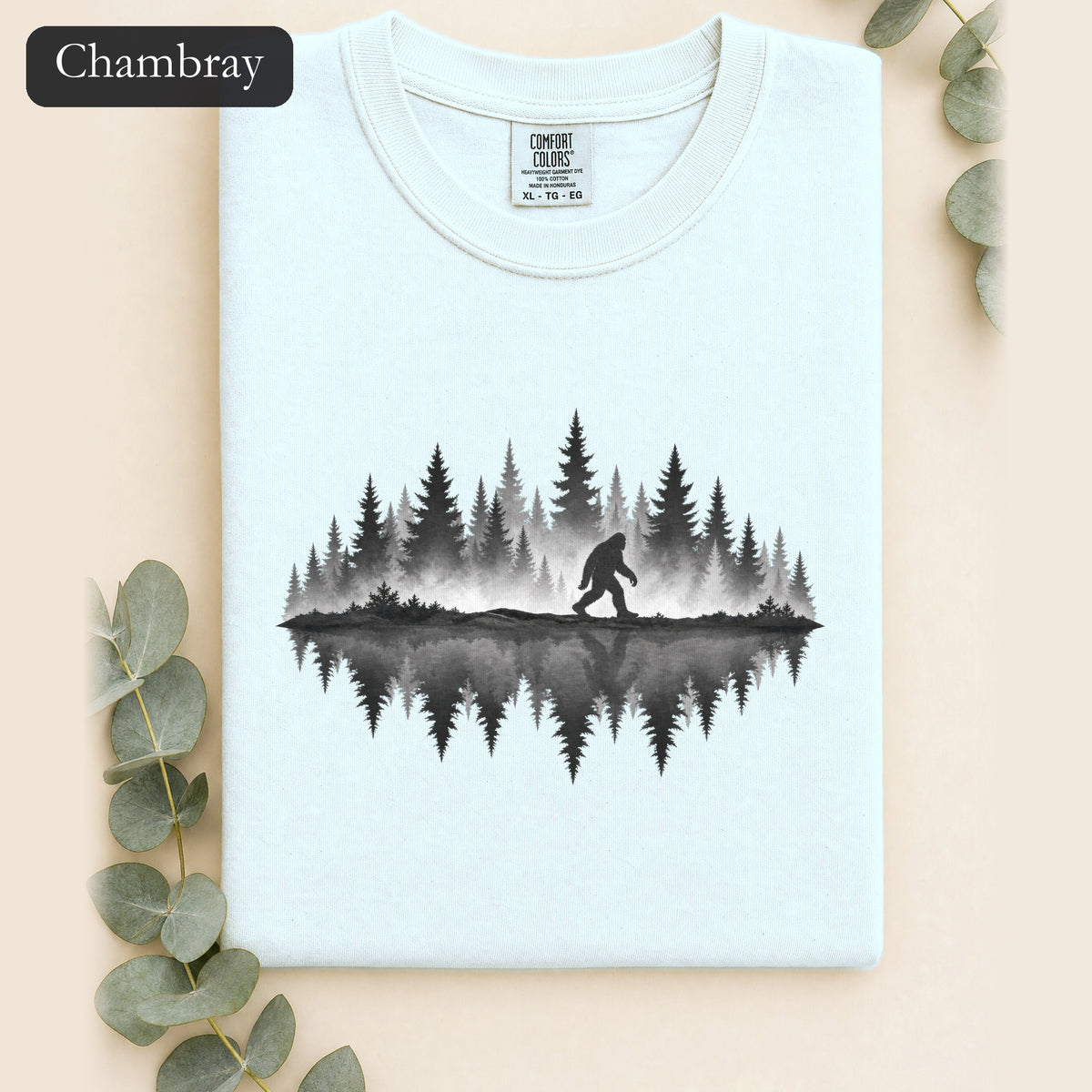 Bigfoot Silhouette Forest Shirt