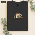 Slow Morning Coffee Club Shirt | Coffee Club Design | Faux Embroidery