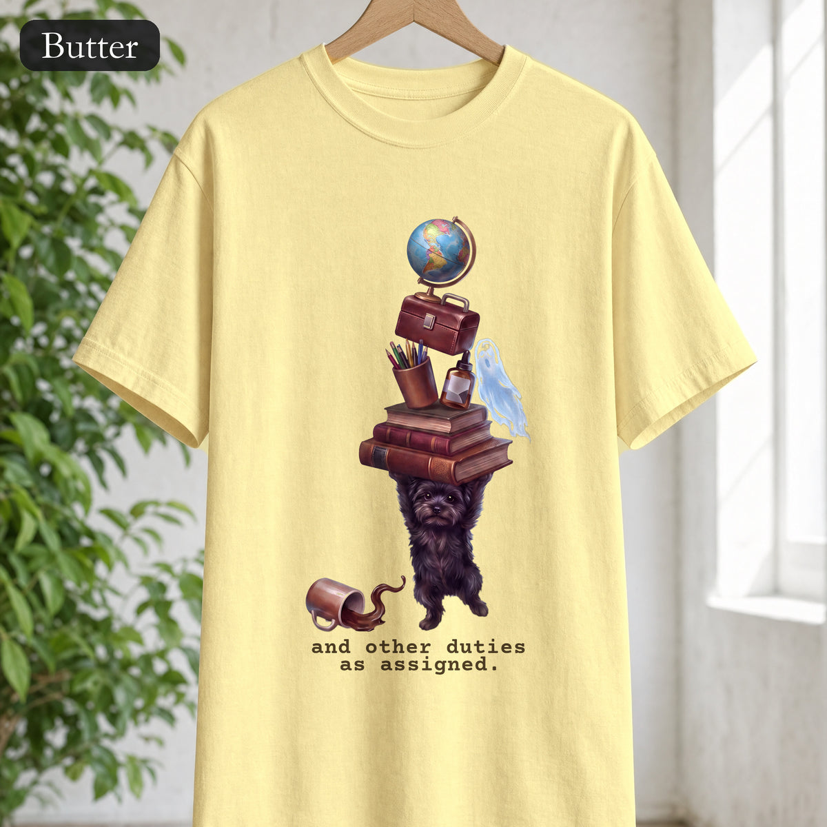 And Other Duties As Assigned Shirt, Funny Paraprofessional Tee, School Staff Dog Tee, Teacher and Teacher Aide Gift