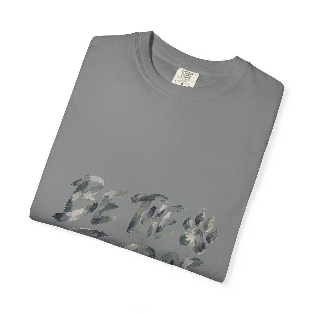 Be The Force Shirt, Camo Motivational Tee, Inspirational Encouragement Gift, Positive Vibes Paw Print Sweatshirt
