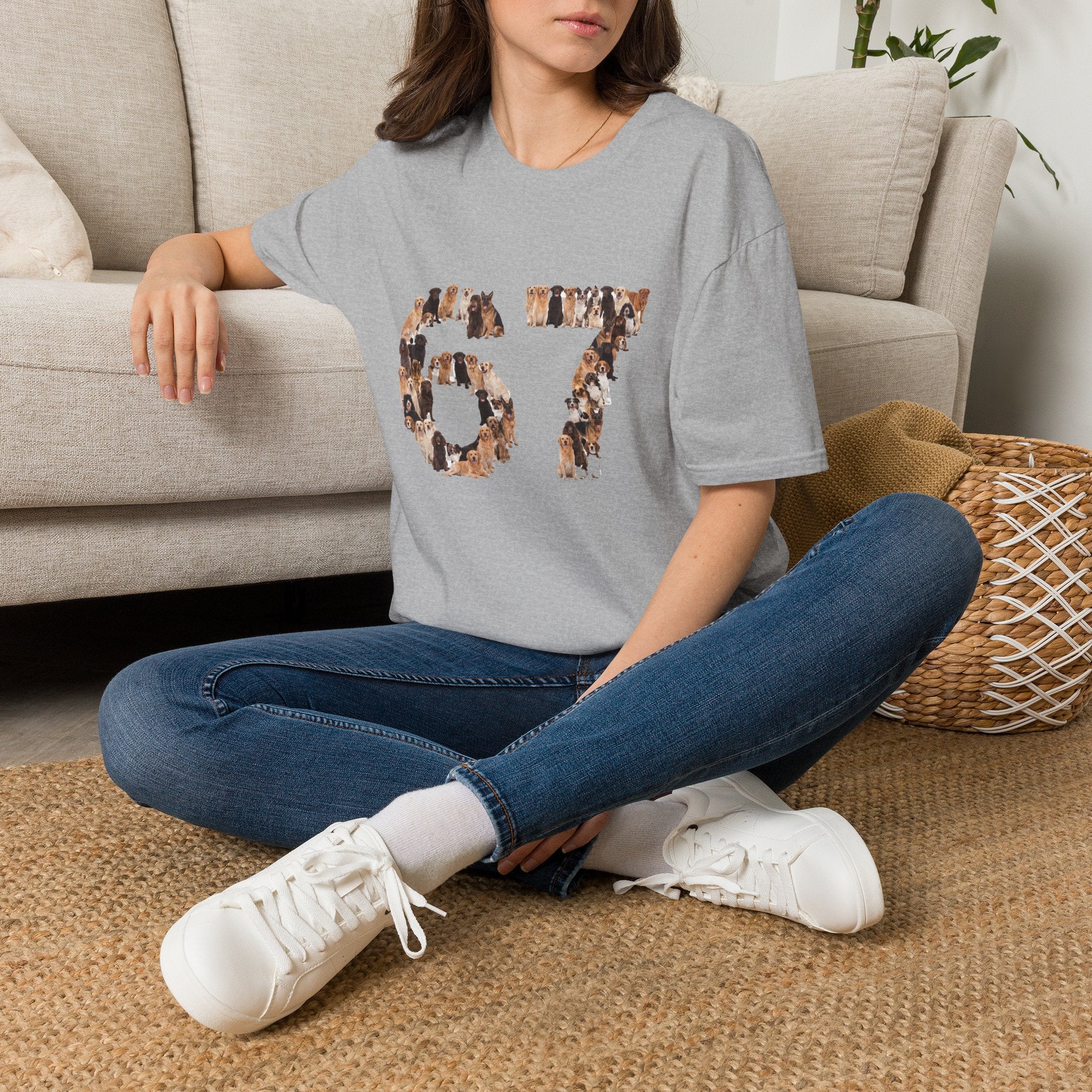 Dogs 67 T-Shirt — Funny 67 Meme Tee for Dog Lovers