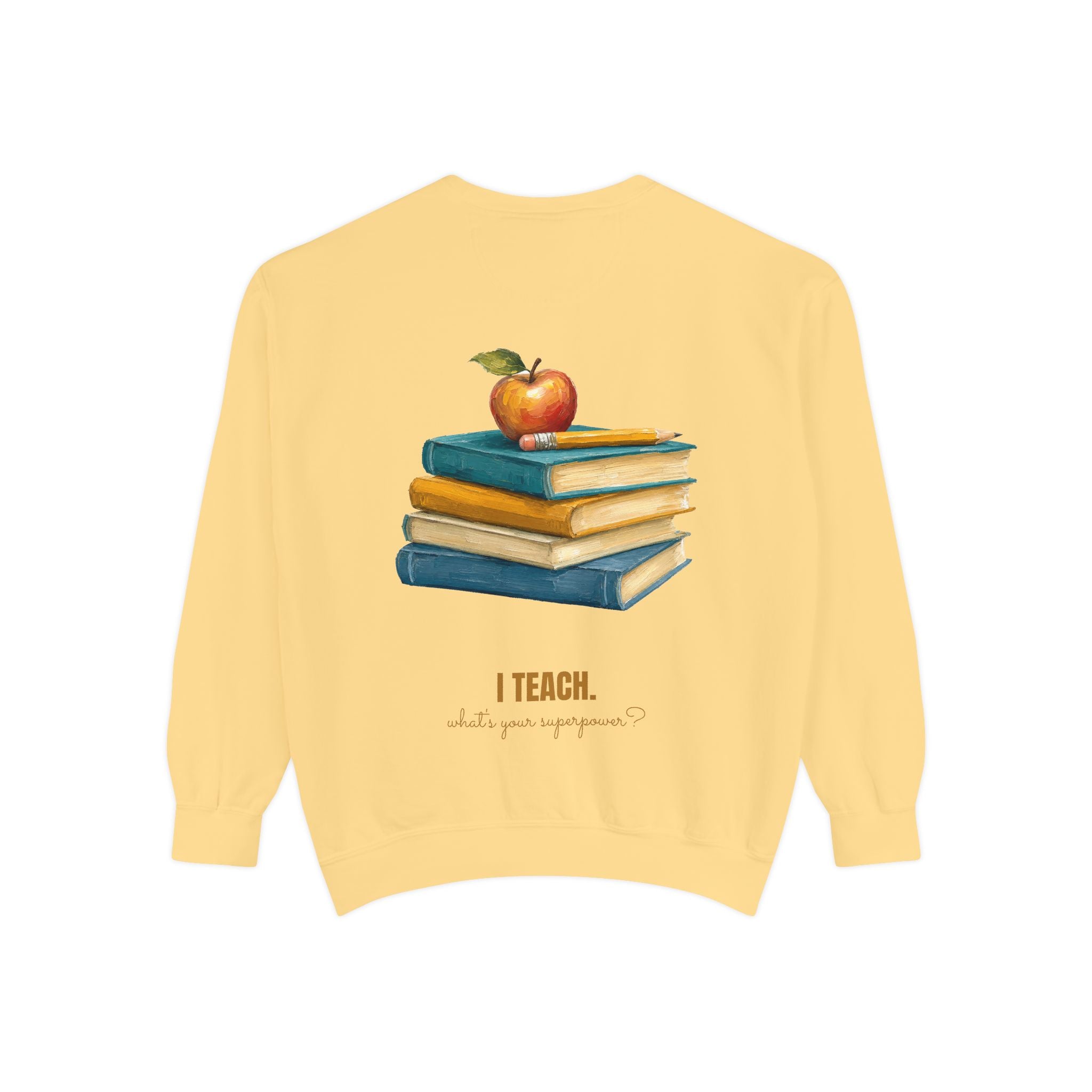 Teacher Shirt, I Teach What's Your Superpower Tee, Teacher Appreciation Gift, Painterly Back to School Sweatshirt