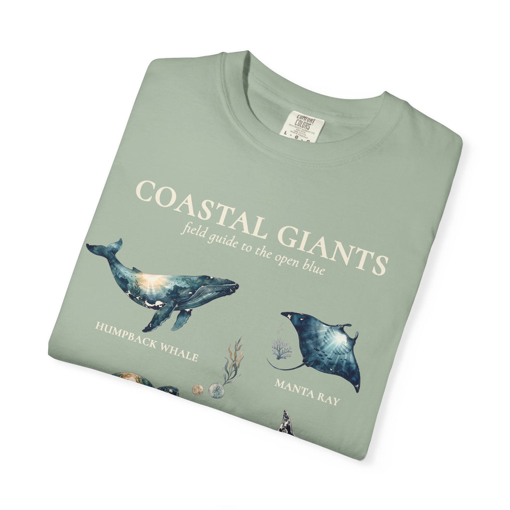 Vintage Ocean Creatures Sweatshirt, Marine Life Field Guide Crewneck, Whale Octopus Sea Turtle Ocean Lover Gift
