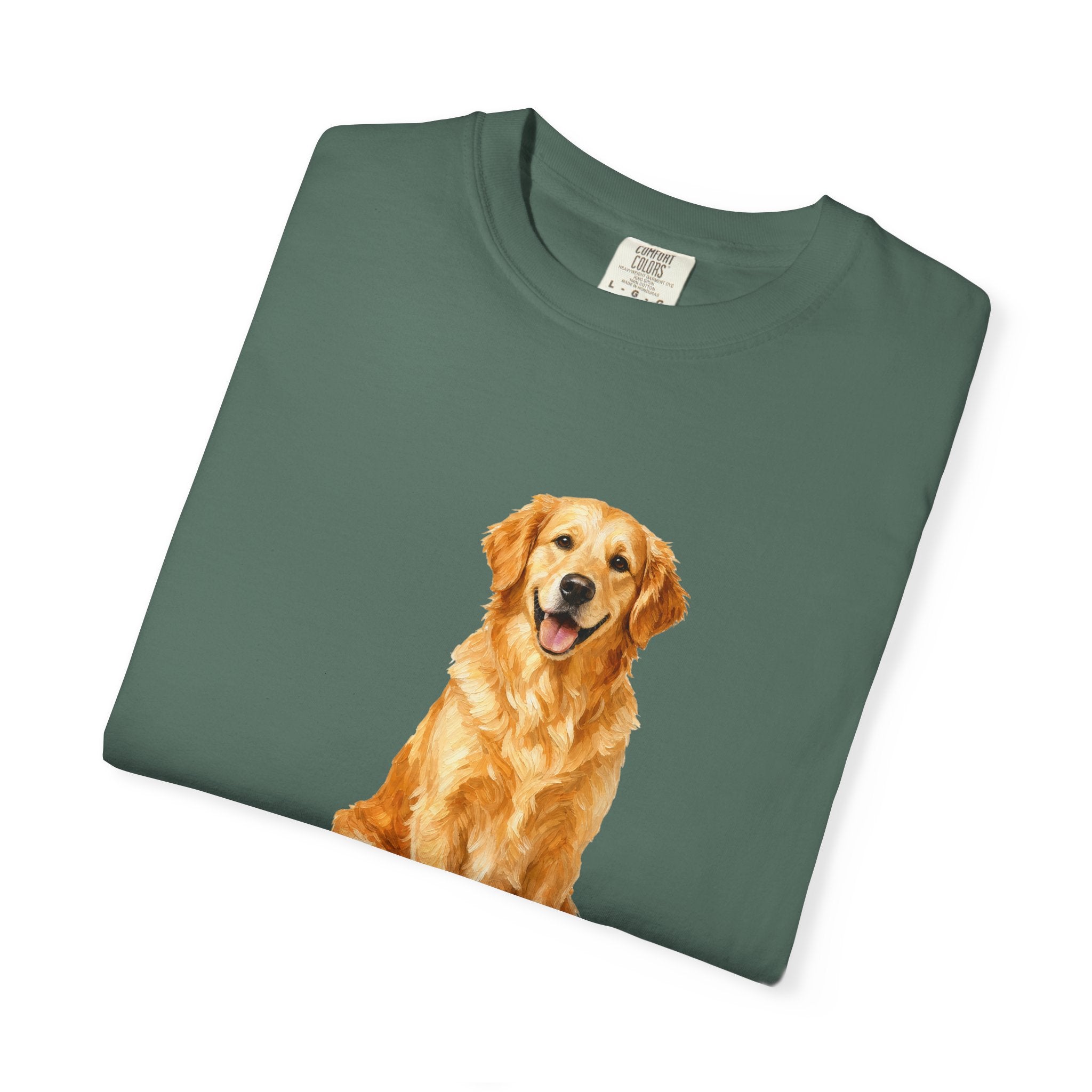 Golden Retriever Mom Shirt, Painterly Golden Dog Mom Tee, Cute Golden Lover Gift, Dog Owner Sweatshirt for Her