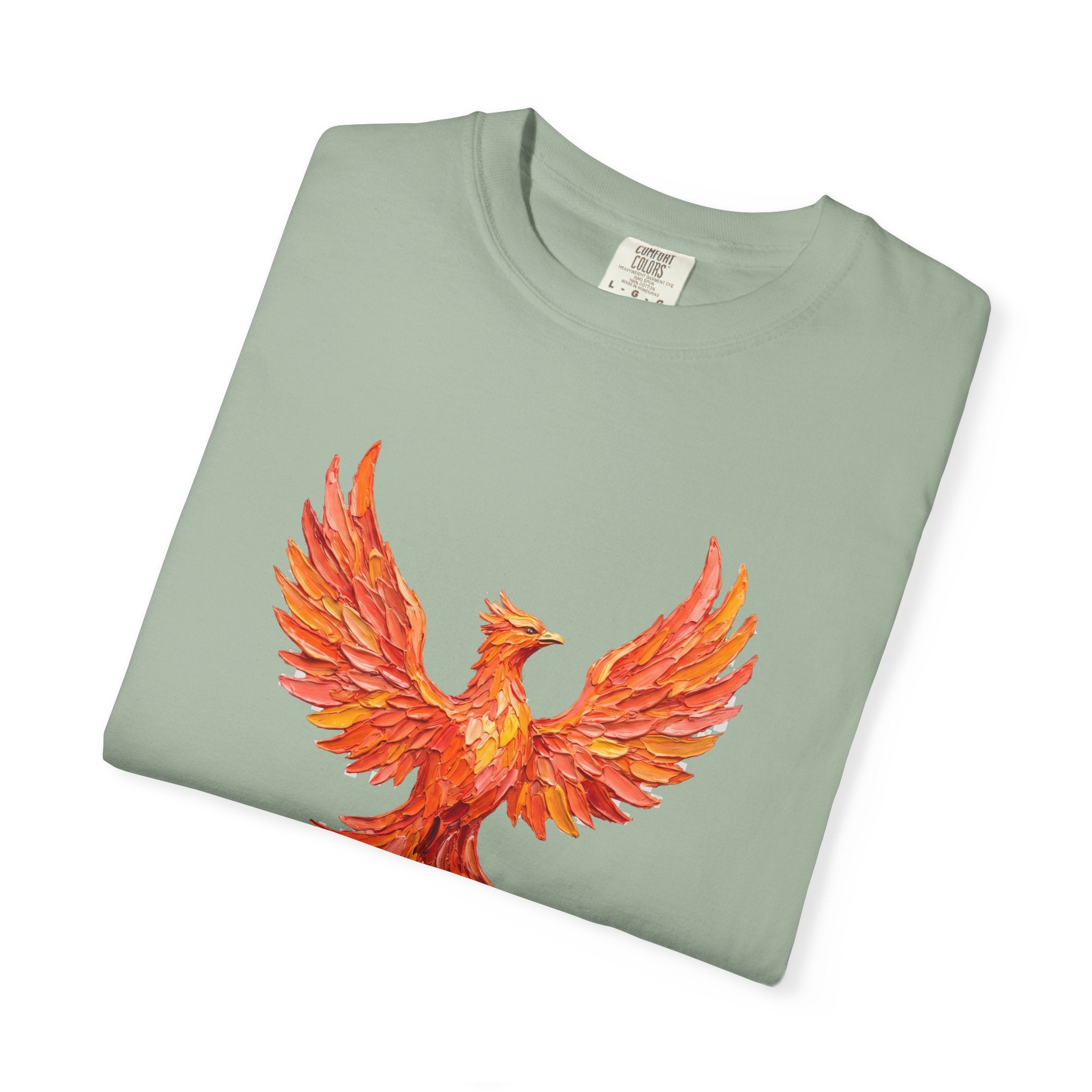 Reborn Monday Exhausted by Tuesday Shirt, Funny Phoenix Tee, Work Week Humor Gift, Painterly Fantasy Sweatshirt