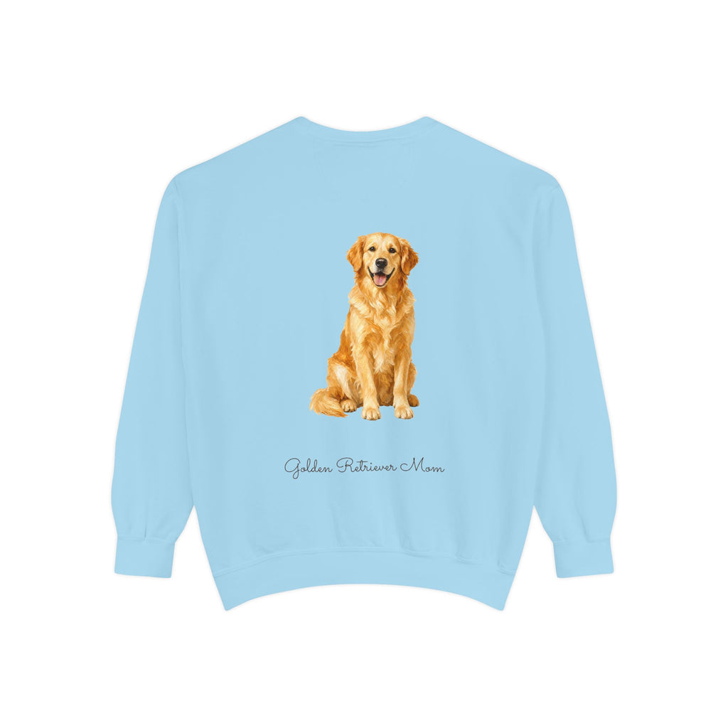 Golden Retriever Mom Shirt, Painterly Golden Dog Mom Tee, Cute Golden Lover Gift, Dog Owner Sweatshirt for Her