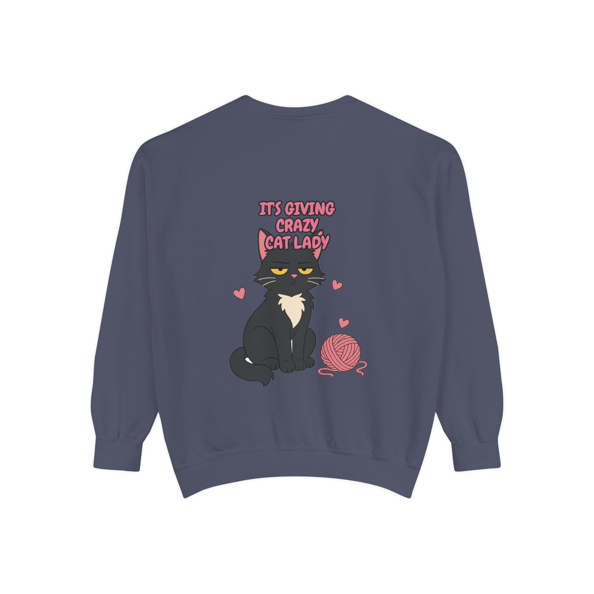 It's Giving Crazy Cat Lady Shirt, Funny Cat Mom Tee, Cat Lover Gift, Sarcastic Cat Owner Sweatshirt