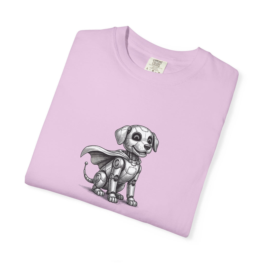 Robot Dog T-Shirt — Waiting for My Human to Reboot, Funny AI Tee