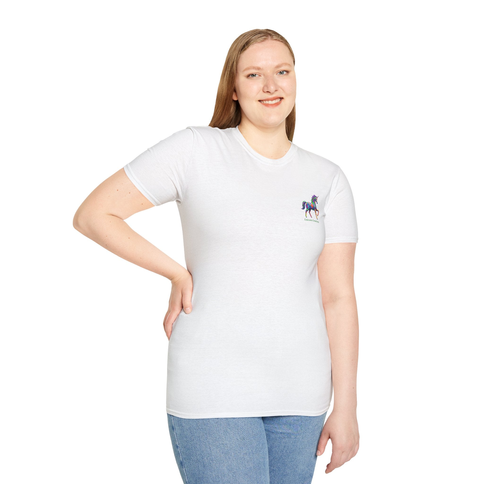 Rainbow Unicorn T-Shirt — Colorful Painterly Unicorn Tee
