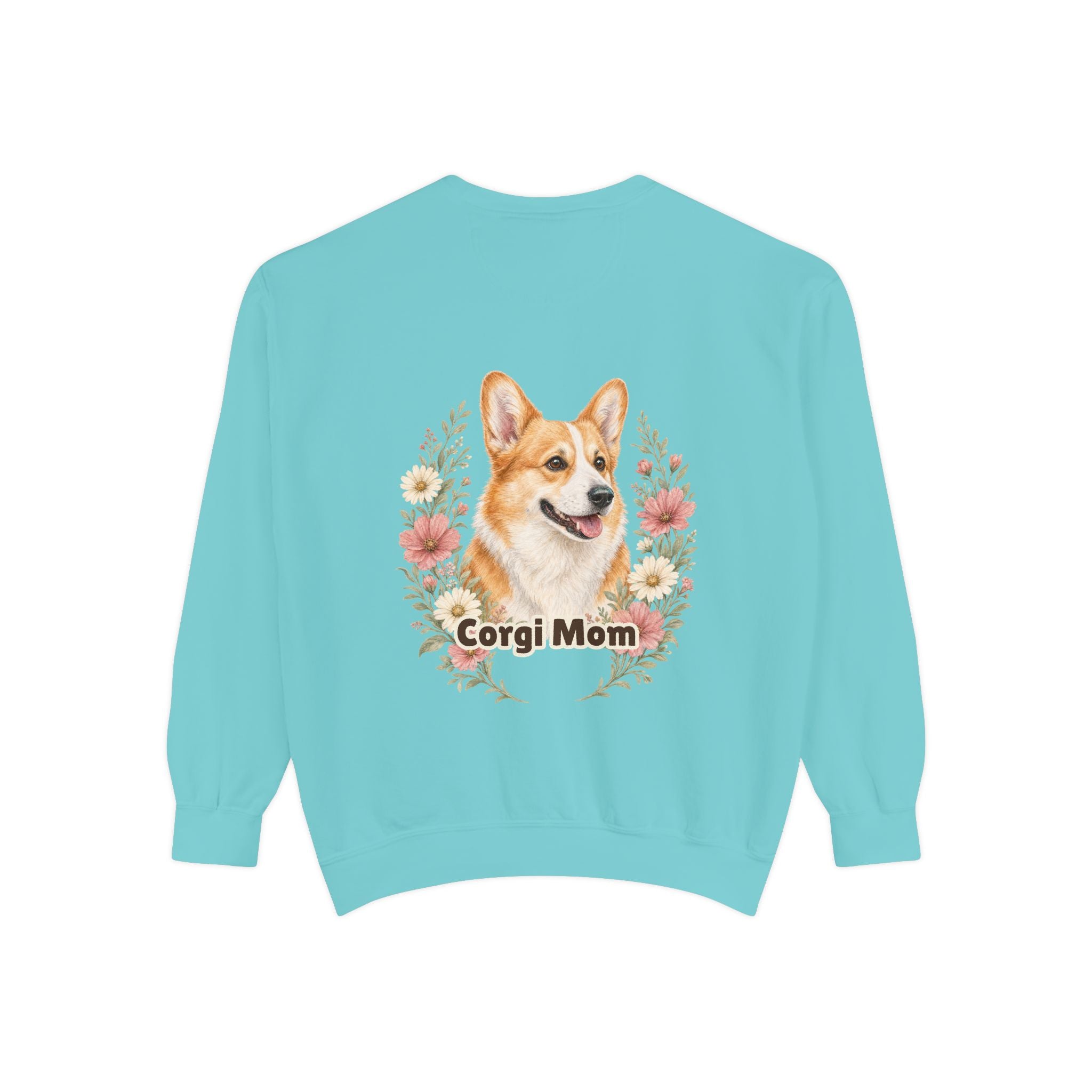 Corgi Mom Shirt, Corgi Mama Tee, Dog Mom Gift, Wildflower Corgi Lover Sweatshirt, Cute Dog Owner Gift