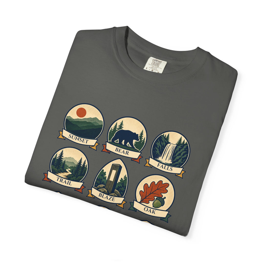 Appalachian Trail Shirt, Hiking Badge Tee, AT Thru Hiker Gift, Retro Adventure Nature Sweatshirt