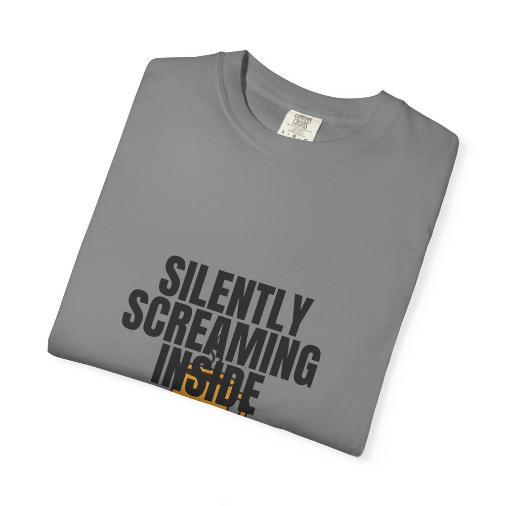Silently Screaming Inside Shirt, Funny Sarcastic Tee, Coffee Lover Gift, Introvert Humor Sweatshirt